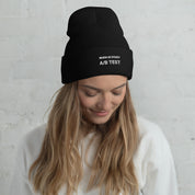 Cuffed Beanie - When in doubt, A/B test