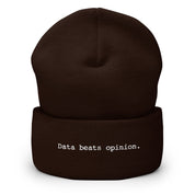 Cuffed Beanie - Data beats opinion.