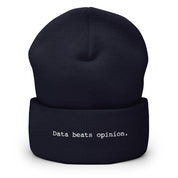 Cuffed Beanie - Data beats opinion.