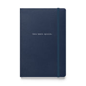 Hardcover bound notebook - Data beats opinion.