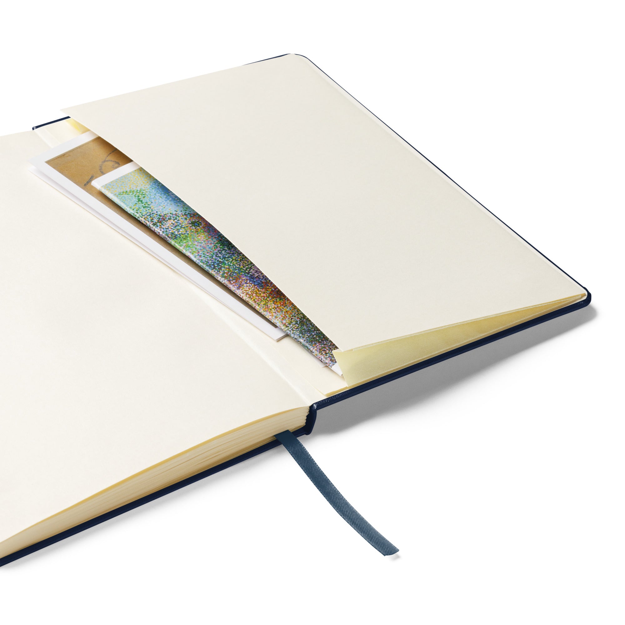 Hardcover bound notebook - Forget the gym, I lift KPI's