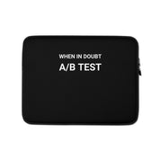 Laptop Sleeve - When in doubt, A/B test