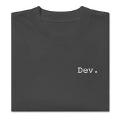 Oversized faded t-shirt - Dev.