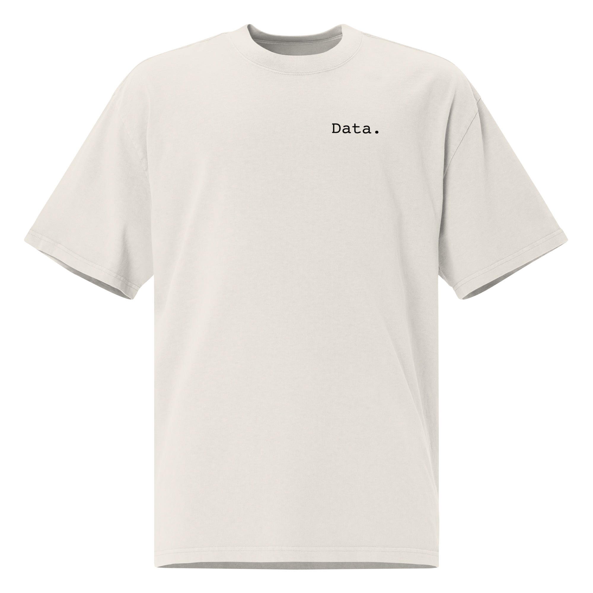 Oversized faded t-shirt - Data.