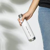 Stainless steel water bottle - Data beats opinion.