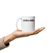 White glossy mug - ULTRA NERD